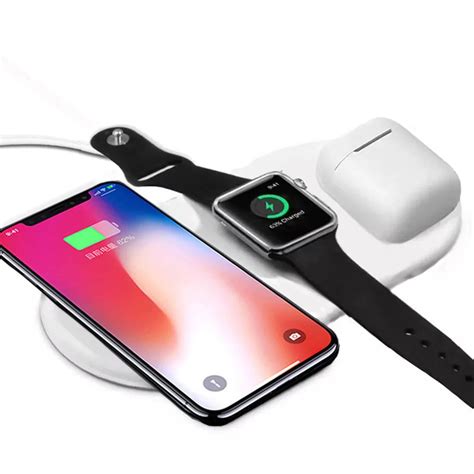 3 in 1 Airpower Wireless Charger Pad Qi Wireless Charger Holder for ...