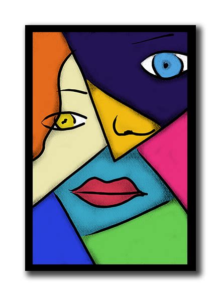 Pop Art Cubism Poster – EIGEN LES #Art #Cubism #EIGEN #LES #Pop #Poster – water color ...