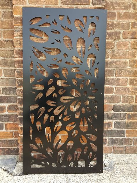 Privacy Screen Metal Garden Home Art Fence Decor Trellis Room Divider ...