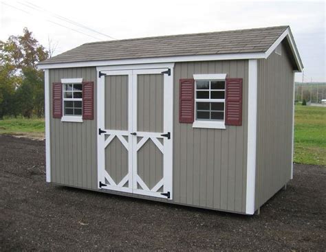 Wood Value DIY Prefab Workshop Shed Kit from DutchCrafters Amish