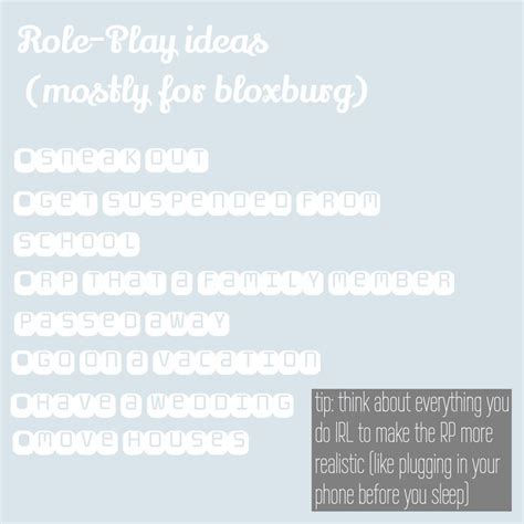 Bloxburg role-playing ideas | Rp ideas, Bloxburg decals codes, School names ideas