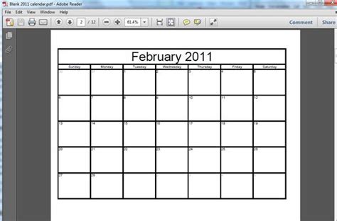 Tutorial on How to Make a Free Printable Blank Calendar | Printable ...