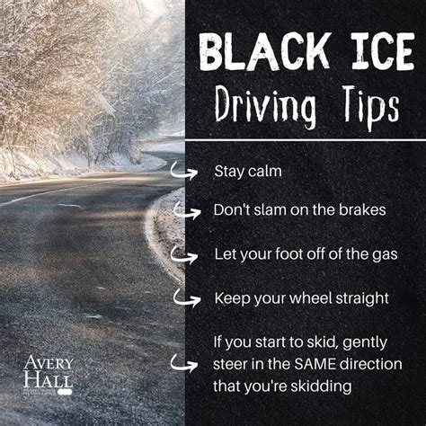 Black ice is a clear patch of ice that blends in with the road. Here ...