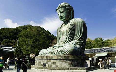 The Kotokuin (Daibutsu) [Kamakura, Yokohama] has one of the largest image of the Buddha in Japan ...
