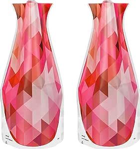 Amazon.com: MODGY Expandable Flower Vase, Plastic Decorative Modern Foldable Printed Vases for ...