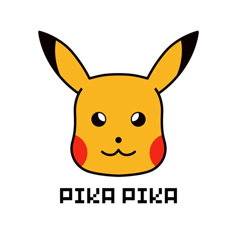 Illustration of Pikachu fan art. Suitable for kids, print, t shirt, sticker, design element ...