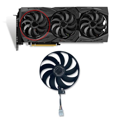 ASUS ROG STRIX RTX 2060 2070 2080 Ti RX 5600 5700 XT Replacement Fans ...