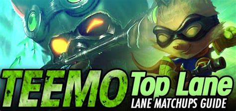 Teemo Top Lane All Matchups Guide - Builds, Counters etc : r/TeemoTalk