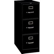 File and Storage Cabinets - HON 310 Series, 26 1/2" Deep, 3-Drawer, Letter Size Vertical File ...