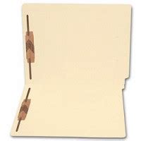 End Tab Full Cut Manila Folder, 18 pt, Two Fastener (Item # 829) - Business Checks Supplies ...