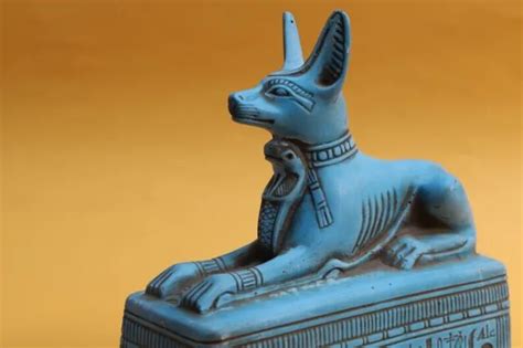 ANCIENT EGYPTIAN STATUE Antiques Anubis God Deity Egypt Figures Stone ...