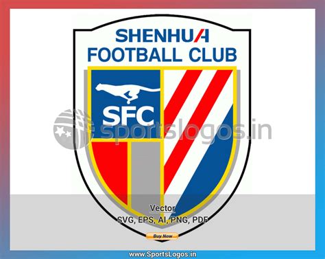 Shanghai Shenhua F.C - 2007-2008, Chinese Super League, Soccer Sports Vector / SVG Logo in 5 formats