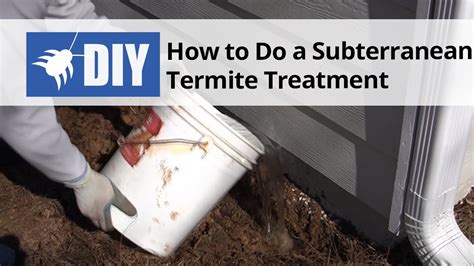 How To Do a Subterranean Termite Treatment - YouTube