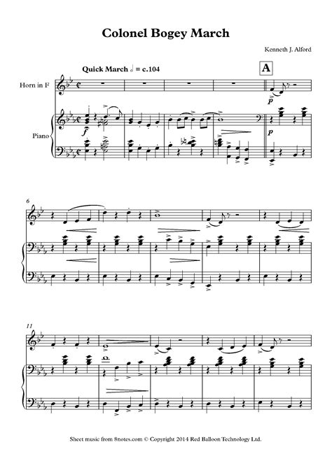 Free French Horn Sheet Music, Lessons & Resources - 8notes.com