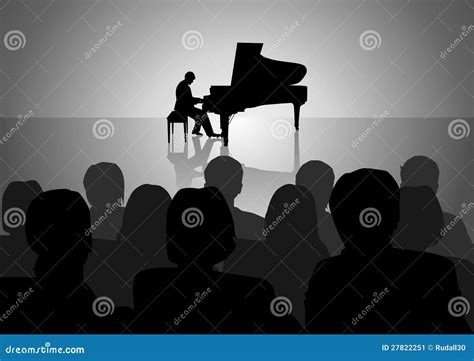 Piano Recital stock vector. Illustration of live, enjoy - 27822251