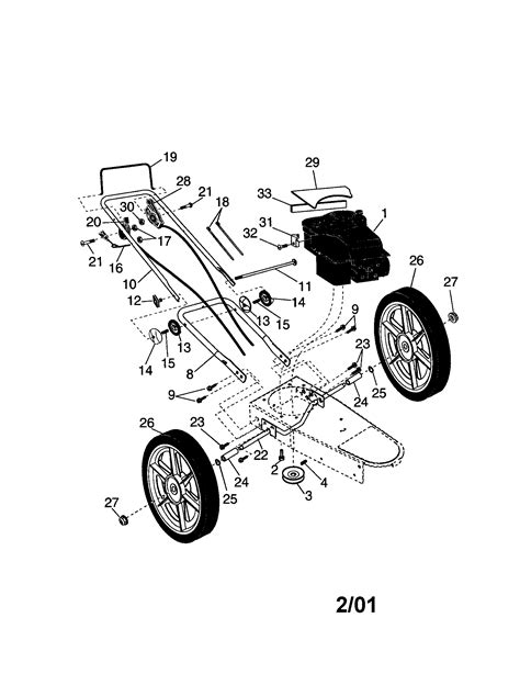 Craftsman High Wheel Weed Trimmer Parts