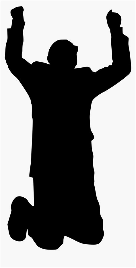 Worship Silhouette Png, Transparent Png - kindpng