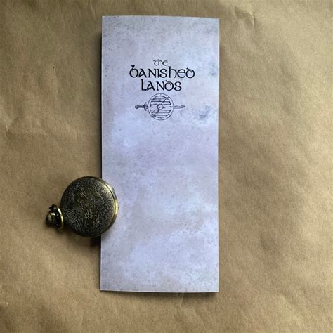 The Banished Lands Map the Faithful and the Fallen Fantasy - Etsy