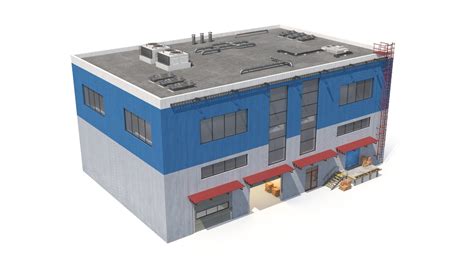 Warehouse Building 3D - TurboSquid 1387768