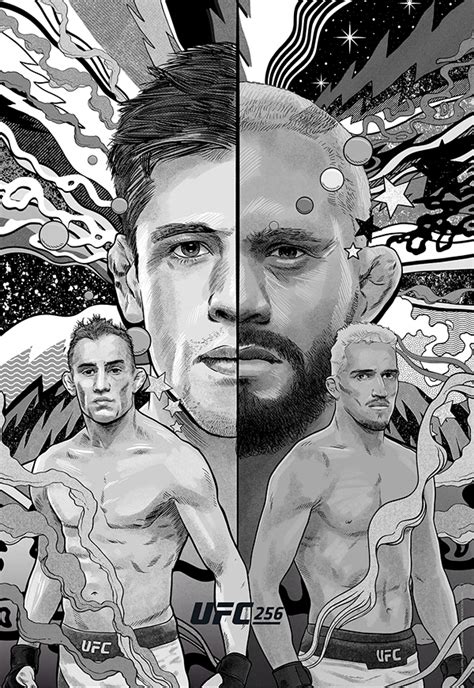 UFC 256 official poster :: Behance