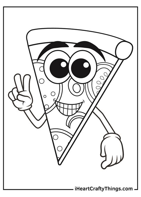 Pizza Coloring Pages (Updated 2021)