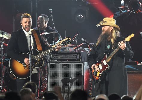 2015 — Justin Timberlake and Chris Stapleton | CMA Awards Pictures Over the Years | POPSUGAR ...