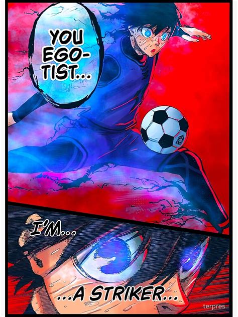 "Blue Lock Egoist Striker" Poster for Sale by terpres | Redbubble