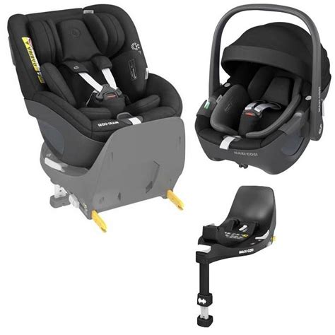 Maxi Cosi 360 FAMILY SET - 2in1 set Pebble 360 + Pearl 360 + Familyfix 360 isofix base | Black ...