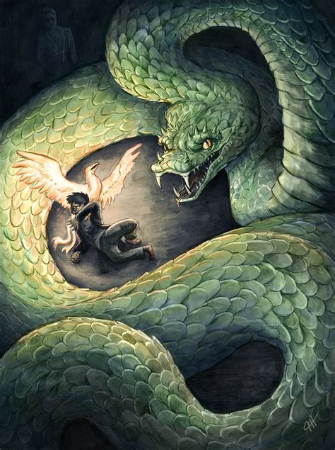 The Chamber of Secrets by jenhuggybear | Basilisk harry potter, Harry potter drawings, Harry ...