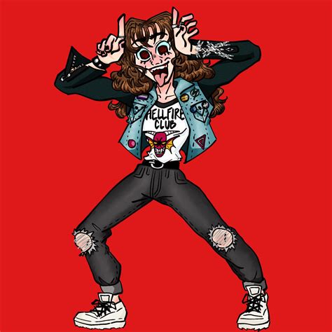 I drew Eddie in my artstyle! :D : r/StrangerThings