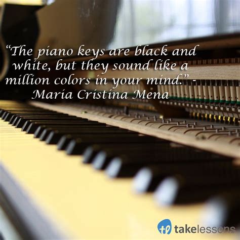 the piano keys are black and white, but they sound like a million ...