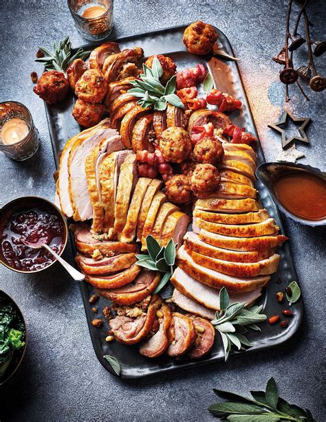 Christmas roast turkey with sage stuffing recipe | Sainsbury`s Magazine ...