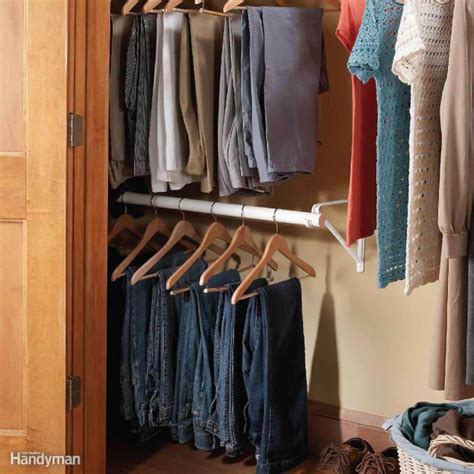 20 Affordable Closet Updates You Can DIY | Small space clothing storage, Closet rod, Diy storage ...