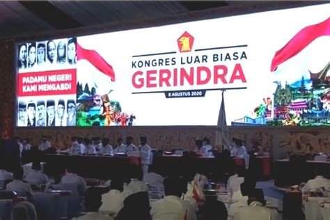 Foto : Indonesia’s Gerindra Party Announces New Structure for 2020-2025 ...