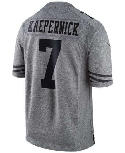 Lyst - Nike Men's Colin Kaepernick San Francisco 49ers Gridiron Jersey in Gray for Men