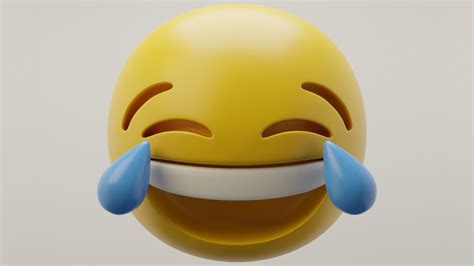 Laughing Crying Emoji 3D model | CGTrader