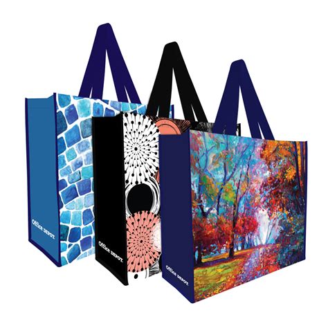 Large Reusable Shopping Bag, Assorted Colors | OfficeSupply.com