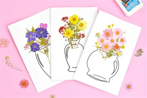 How To Make Cards With Dried Flowers | Best Flower Site