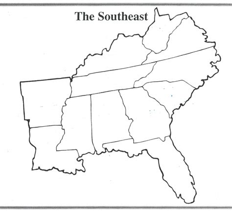 Blank Us Regions Map - Printable US Maps