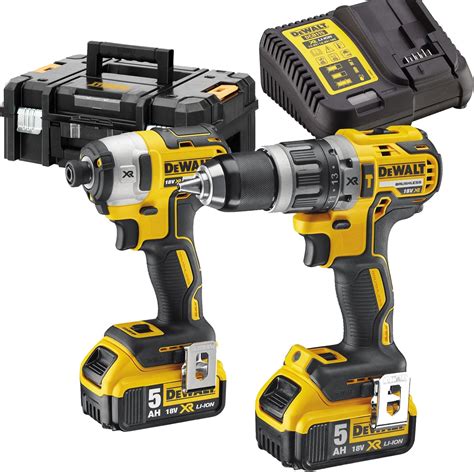 DeWalt DCK266P2T 18v XR Cordless Combi Drill & Impact Driver TSTAK Kit ...