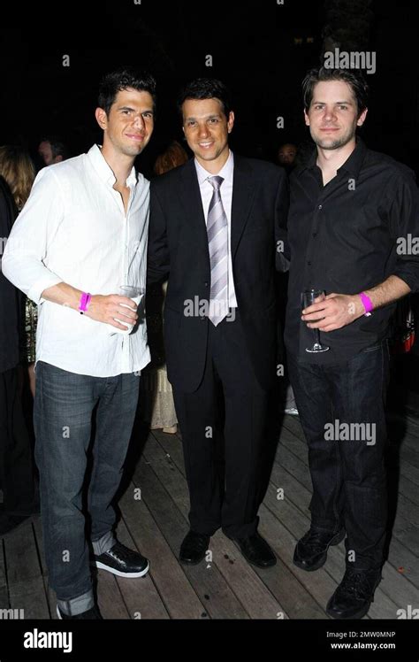 EXCLUSIVE!! Daniel Eric Gold, Ralph Macchio and guest at ABC's Ugly Betty season 4 red carpet ...