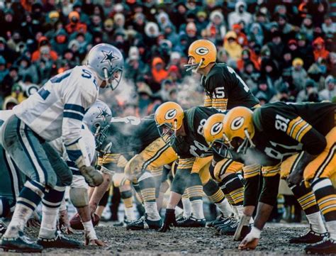 Bart Starr Green Bay Packers 1967 Ice Bowl Vintage 16X20 Color Football ...