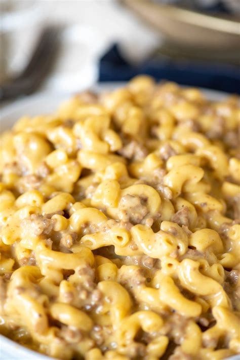 Cheeseburger Mac - Instant Pot Cheeseburger Mac and Cheese Recipe