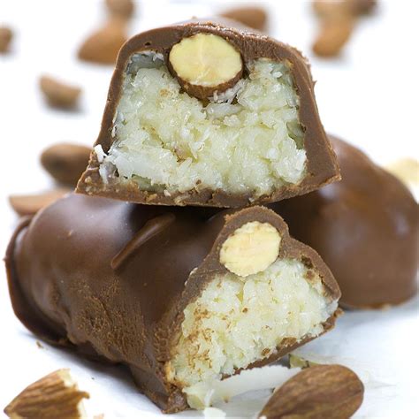 Homemade Almond Joy Candy Bars | OMG Chocolate Desserts