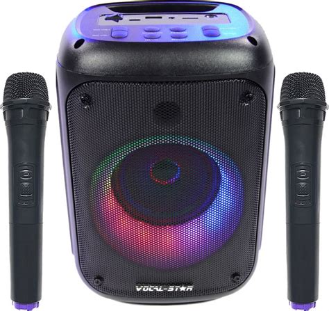 Portable Bluetooth Speaker Karaoke Machine System Microphone Party Light /Strap – ASA College ...