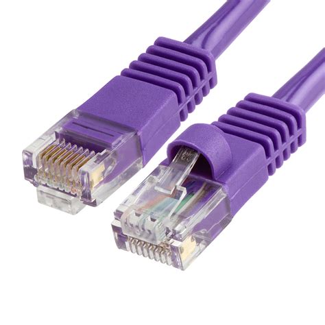 Purple 1000MBPS RJ45 CCA CAT5 E Ethernet Patch Cable - 175 feet