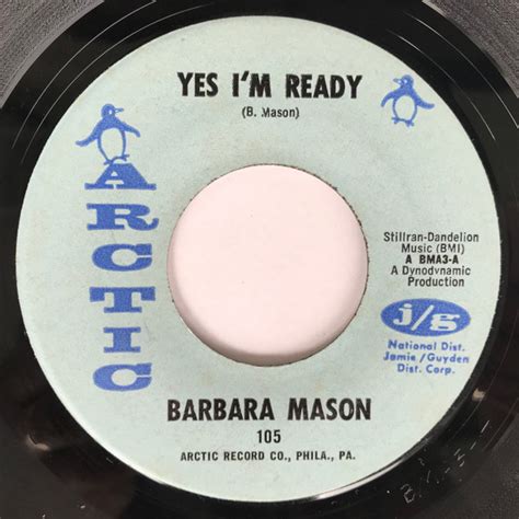 Barbara Mason – Yes, I'm Ready / Keep Him (1965, Monarch Pressing ...