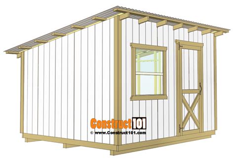 20 Free Lean to Shed Plans (Detailed Instructions PDF)