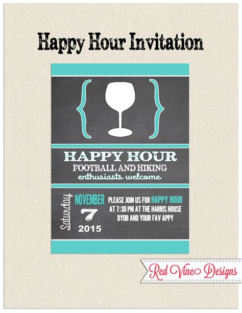 Happy Hour Invitation - 15+ Examples