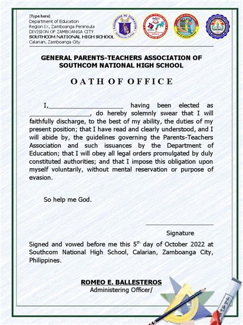 Oath of Office | PDF